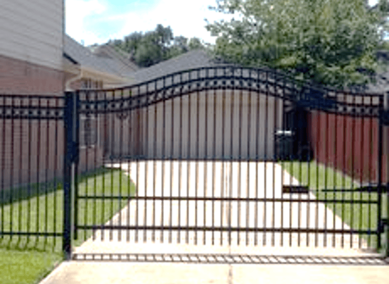 Ornamental Double Swing Gate